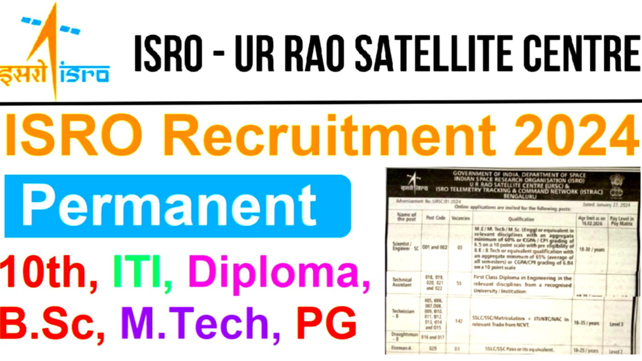 ISRO Recruitment 2024